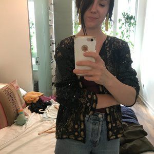 Vintage Sequin & Bead Blazer
